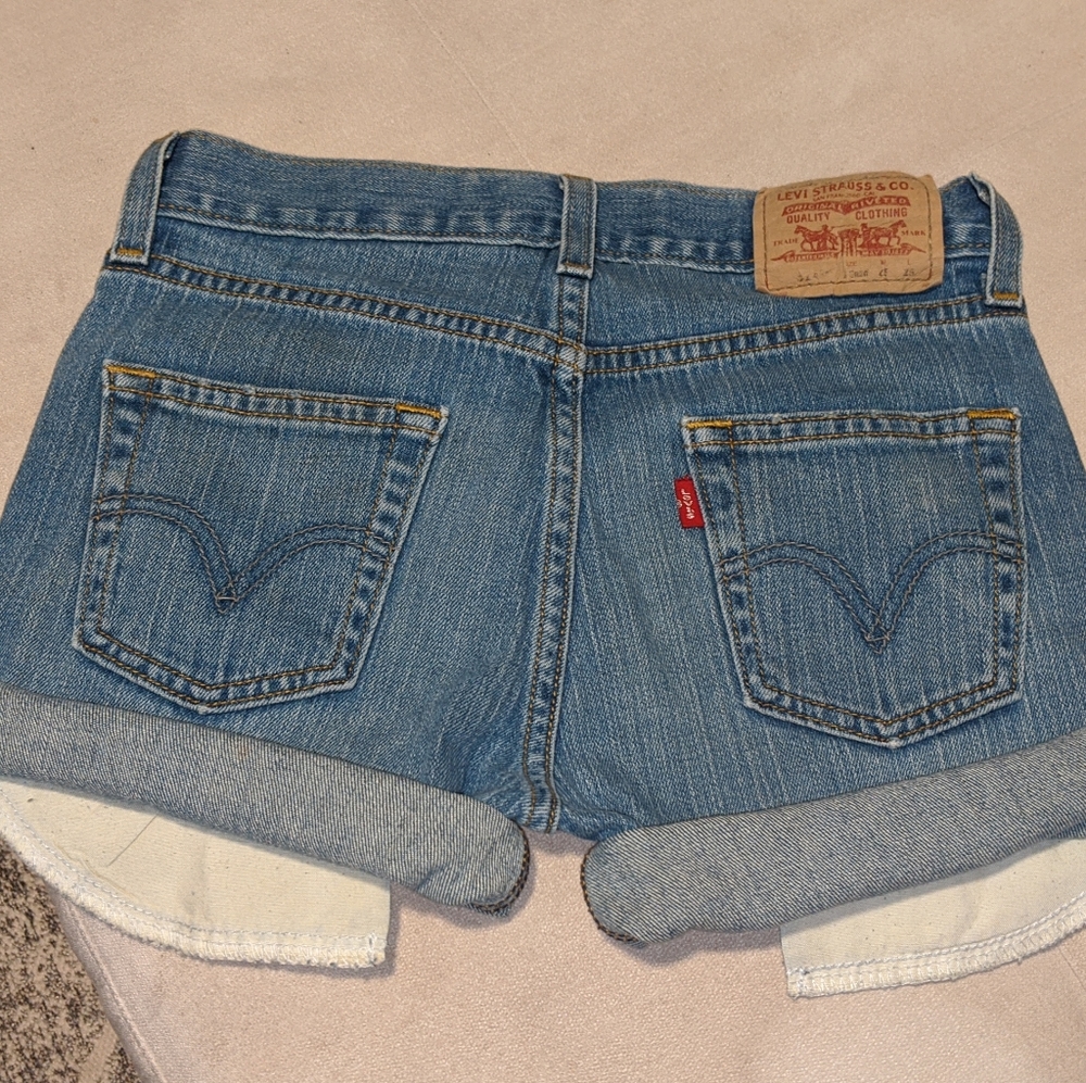 Levi's denim shorts
